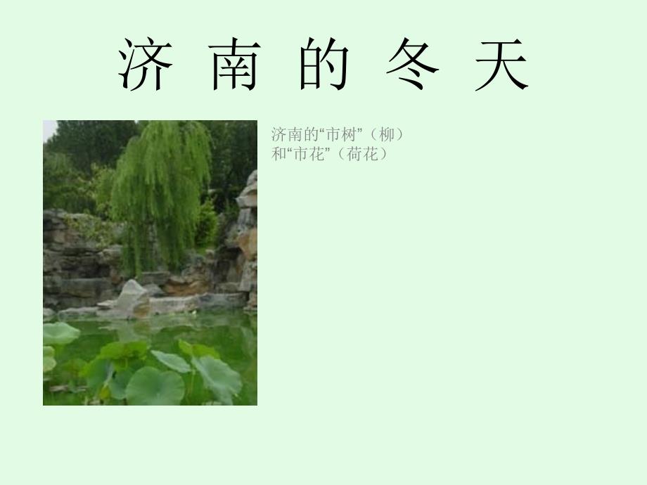 统编版七年级语文上册2.济南的冬天课件_第1页