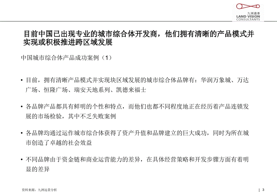 九州XX商业顾问有限公司城市综合体产品模型与目标城市筛选模型PPT89页_第3页