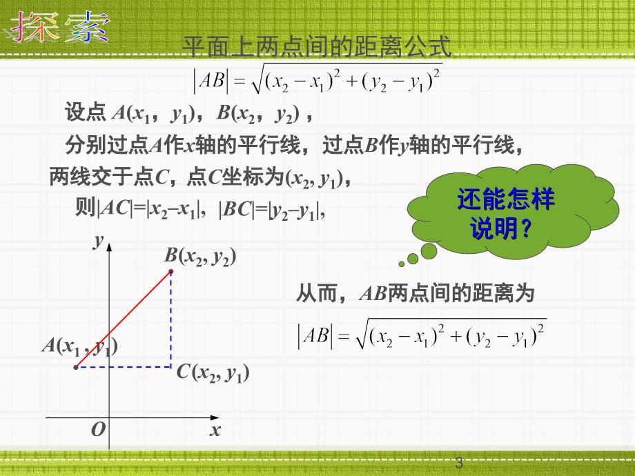 两点间的距离公式和中点公式课堂PPT_第3页