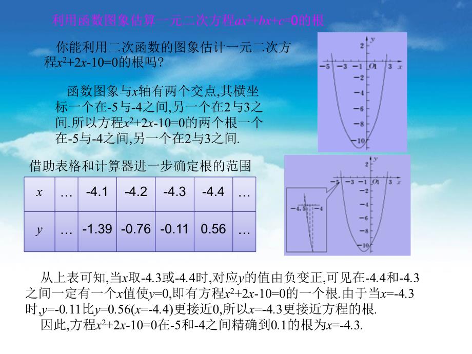 【北师大版】九年级下册数学：2.5二次函数与一元二次方程2ppt课件_第4页