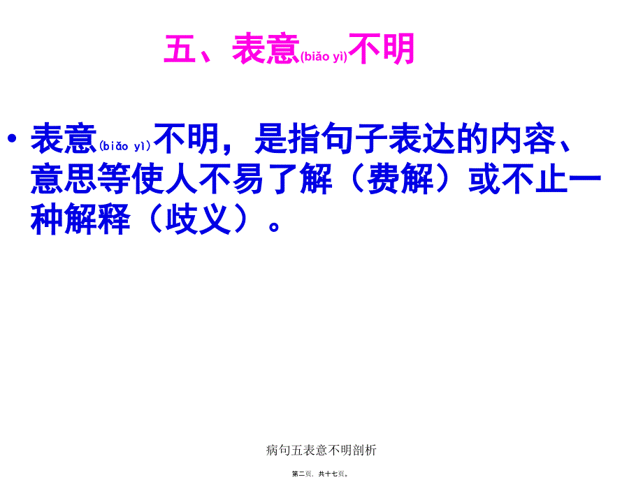 病句五表意不明剖析课件_第2页