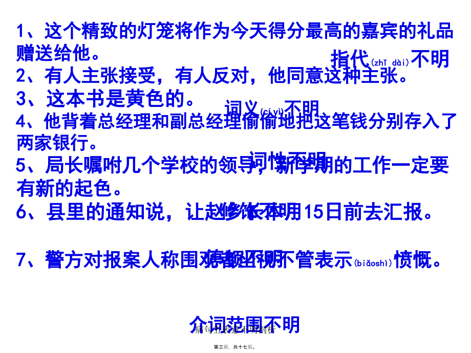 病句五表意不明剖析课件_第3页