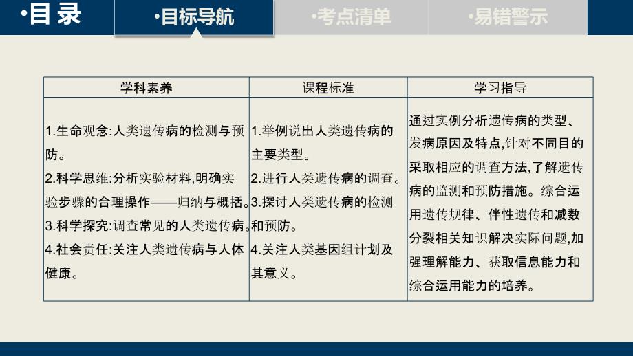 第七单元课时2人类遗传病_第4页