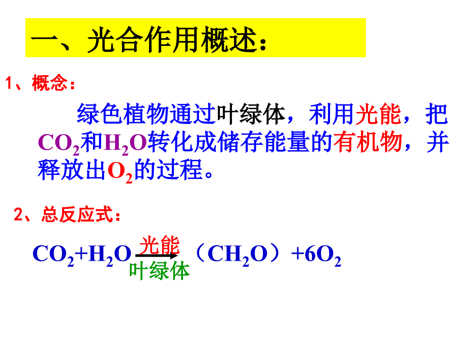 2015一轮复习光合作用(优秀公开课件).ppt_第2页