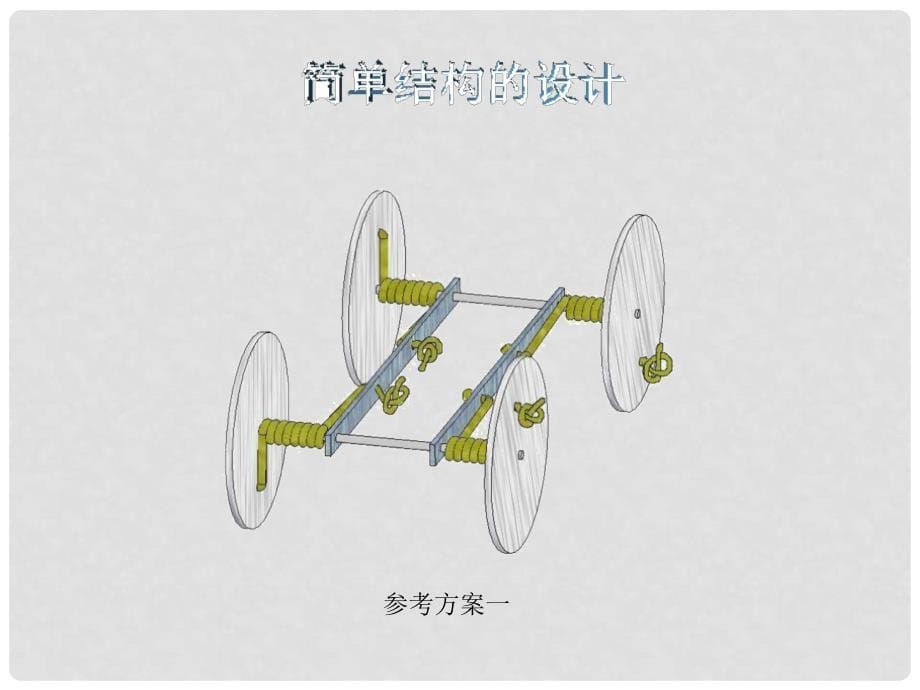 高中通用技术 第一单元 结构与设计 简单结构的设计（第3课时）课件 苏教版必修2_第5页