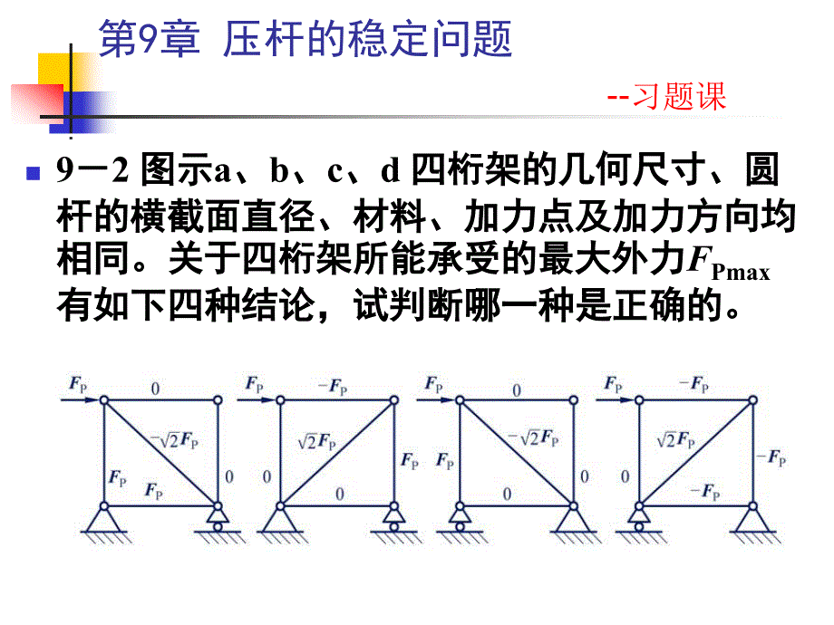 材料力学第9章习题课_第3页