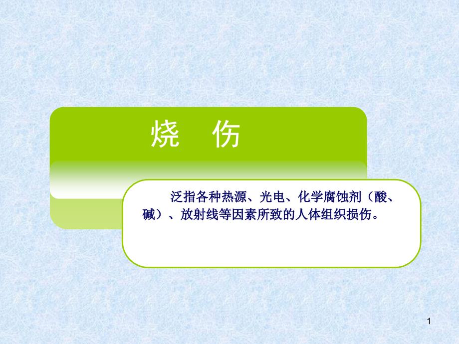 烧伤患者的营养支持治疗ppt课件_第1页