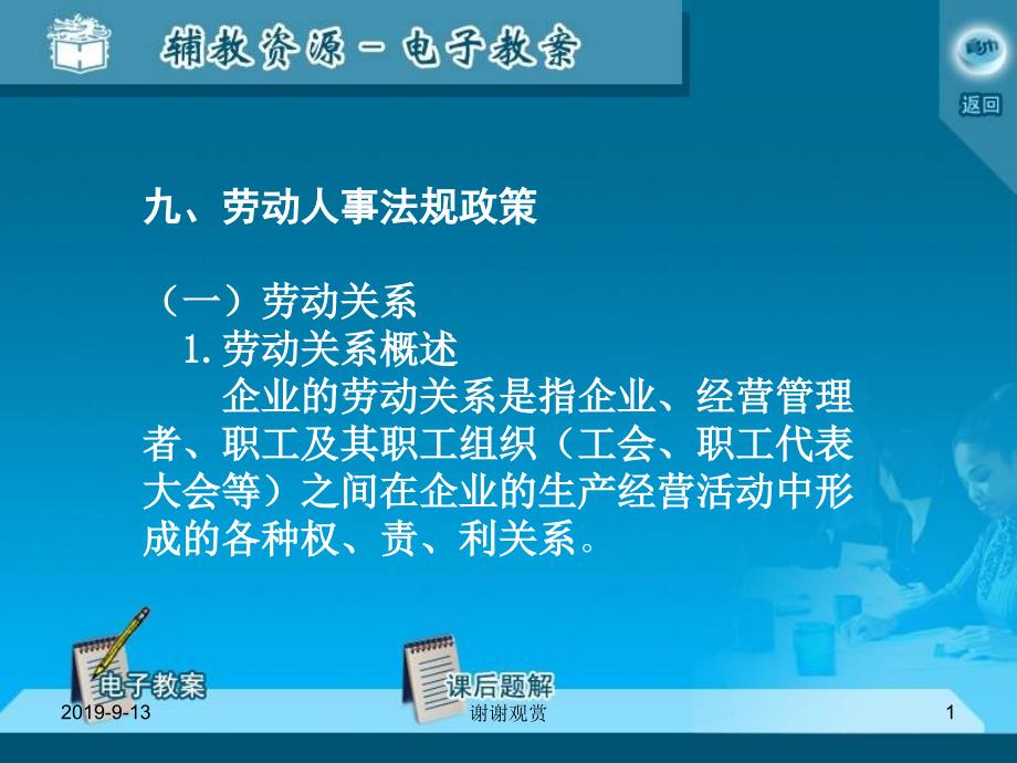 劳动人事法规政策模板.ppt课件_第1页