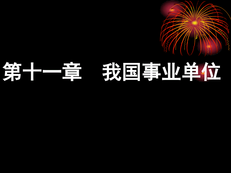 十一章节我国事业单位_第1页