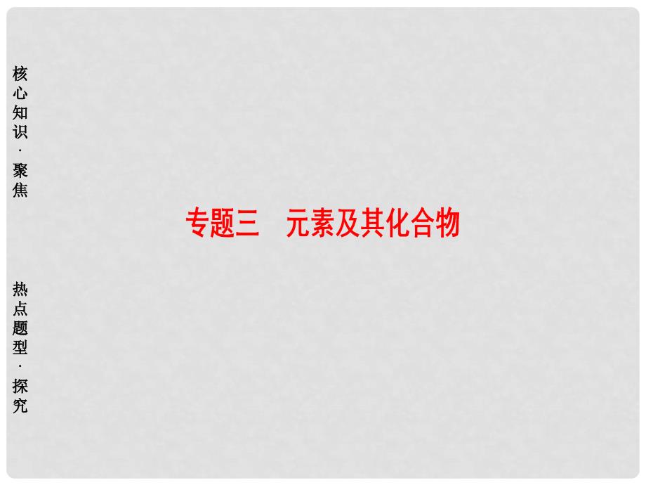 高三化学二轮复习 第1部分 专题3 元素及其化合物 突破点12 元素及其化合物的性质课件_第1页