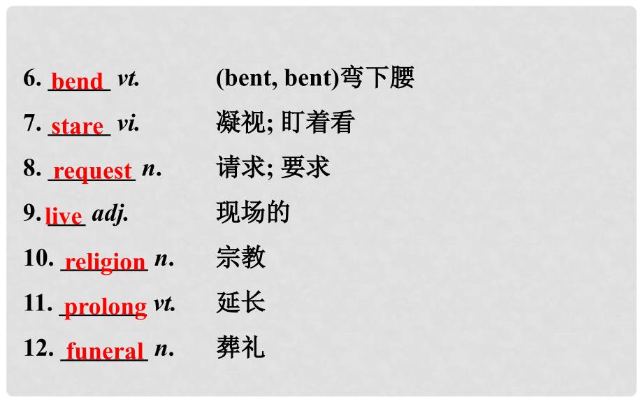 高考英语一轮复习 基础自查 Module 3 Foreign Food Body Language and Nonverbal Communication课件 外研版必修4_第3页