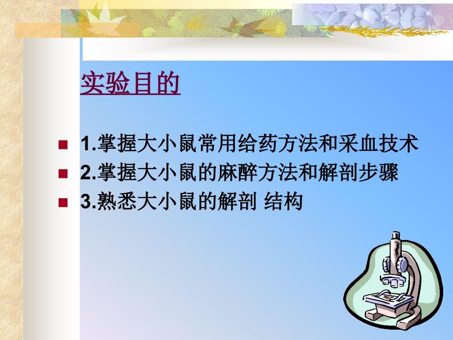 医学实验动物学：实验一大鼠和小鼠给药、采血、麻醉和解剖_第3页