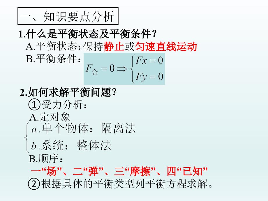 课时1 共点力的平衡 静态平衡.ppt_第2页