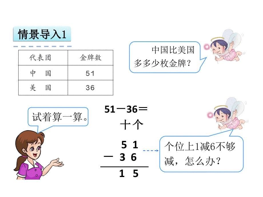 二年级上册数学课件2.4退位减人教新课标_第5页