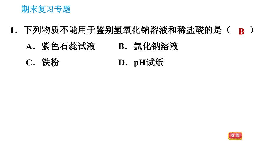 科学版九年级下册化学课件 专题2 物质的鉴别与检验_第3页