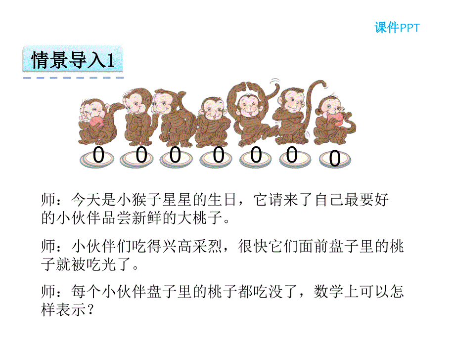 人教版三年级数学上册课件：64《有关0的乘法》_第3页