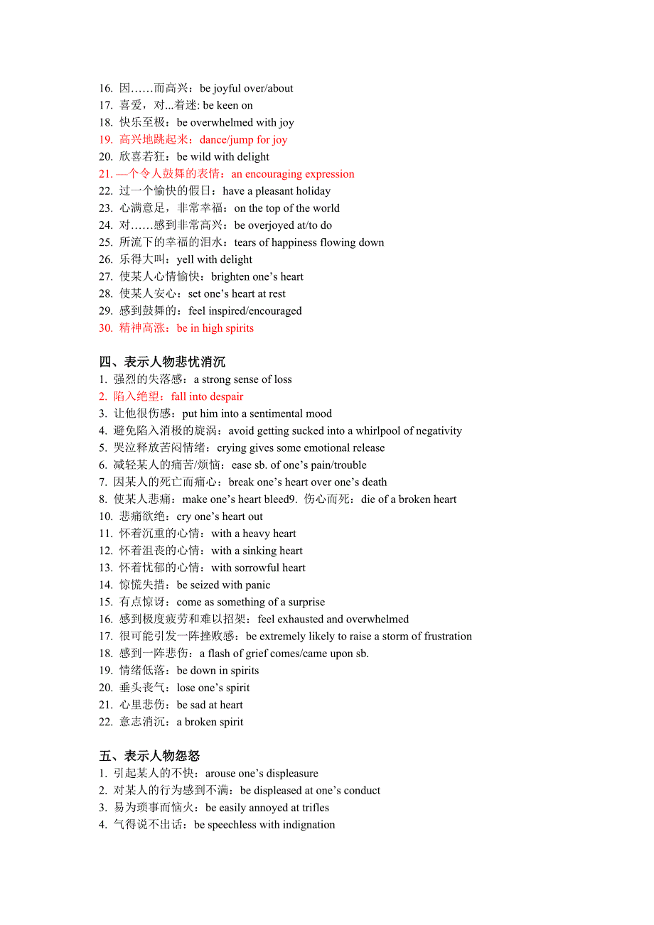 高考读后续写 10 个场景高级词汇短语素材_第2页