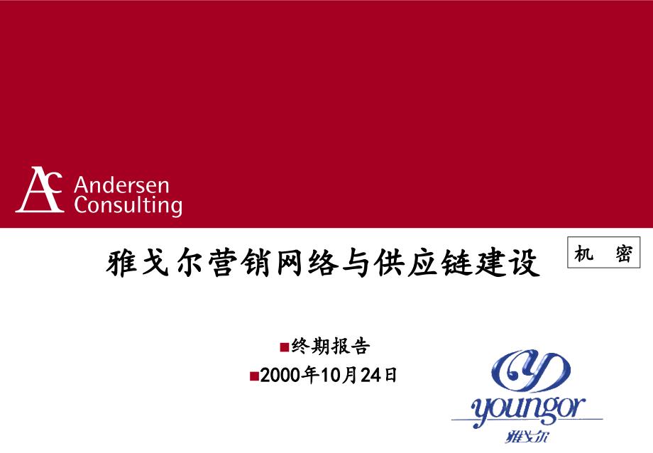 安盛咨询雅戈尔营销网络与供应链建设_第1页