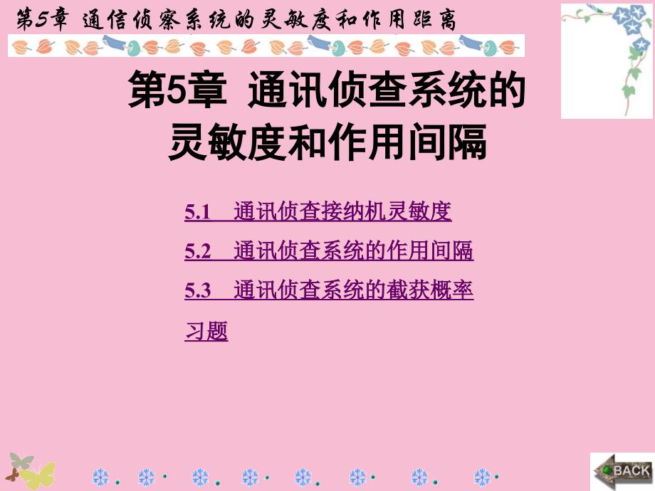 通信对抗原理第5章通信侦察系统的灵敏度和作用距离ppt课件_第1页