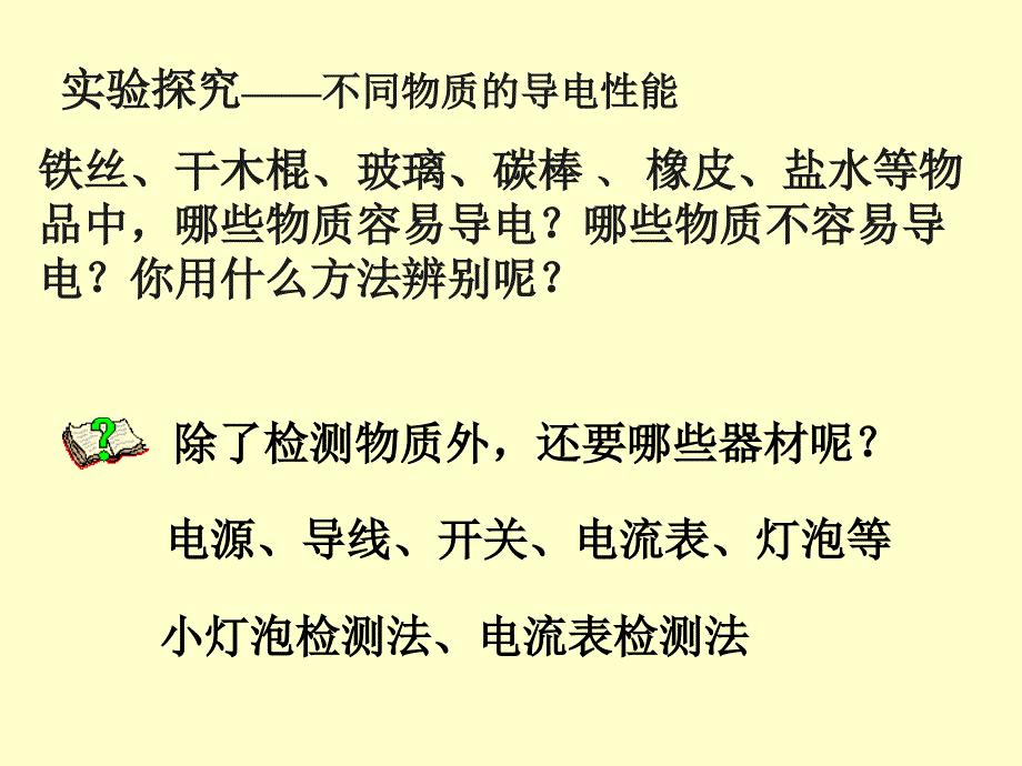 探究不同物质的导电性能_第3页