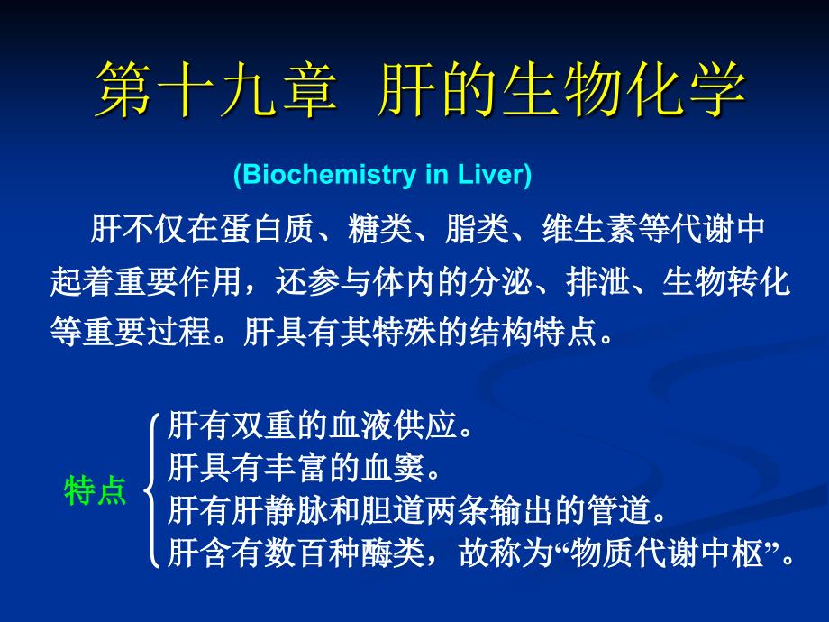 肝的生物化学最新PPT课件_第1页