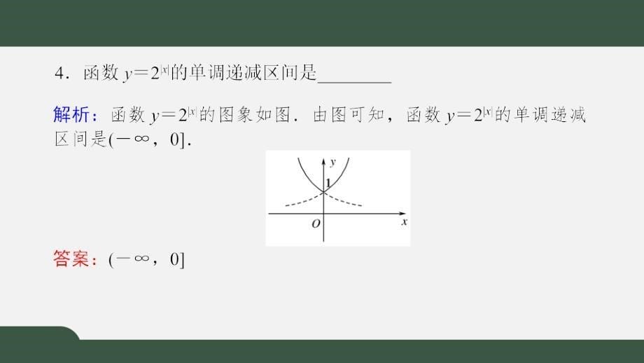 3.3.2指数函数的性质应用（课件）-2021-2022学年高一数学同步精品课件（北师大版2019必修第一册）_第5页