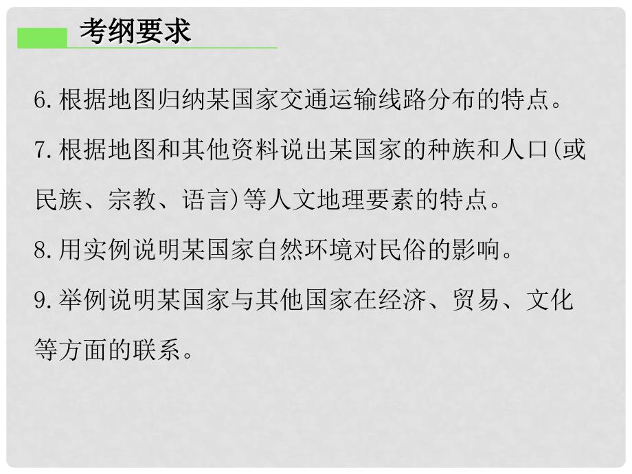 七年级地理下册 第九章 西半球的国家章末复习课件 （新版）新人教版_第3页