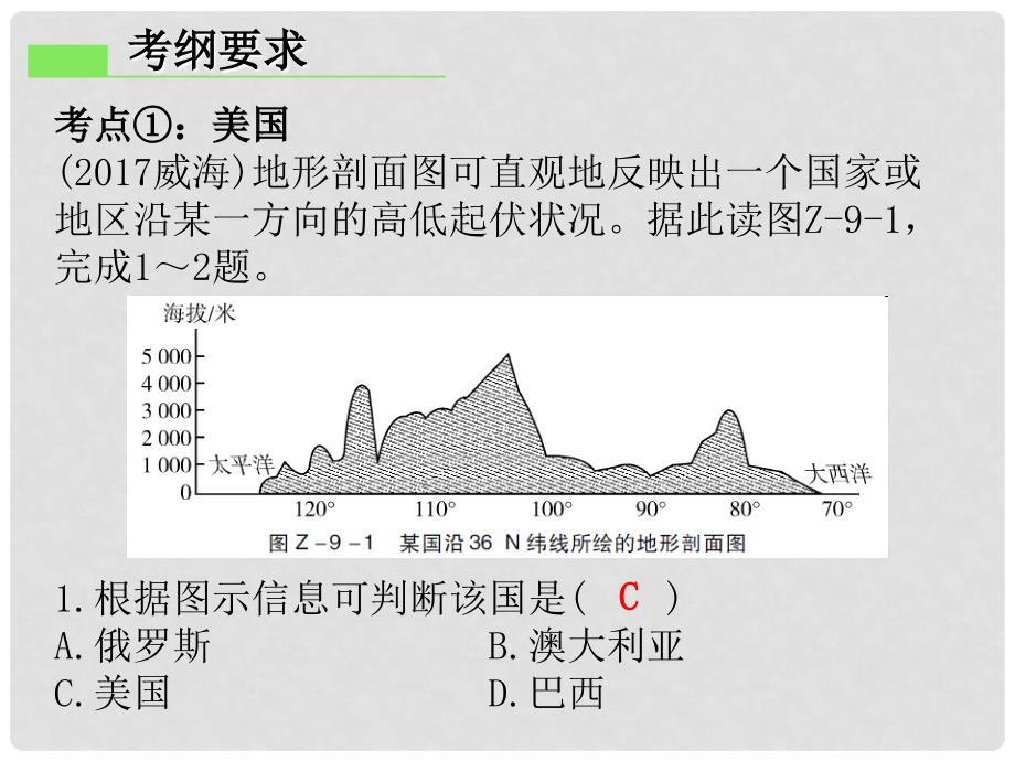 七年级地理下册 第九章 西半球的国家章末复习课件 （新版）新人教版_第4页