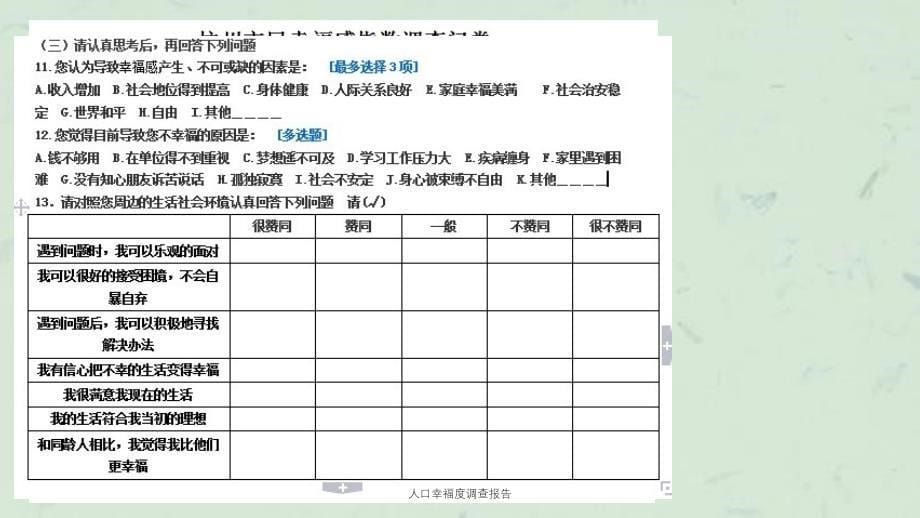 人口幸福度调查报告课件_第5页