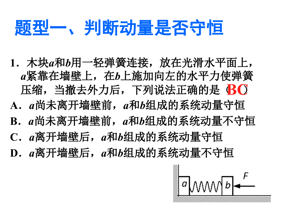 动量守恒定律的应用弹簧问题_第4页