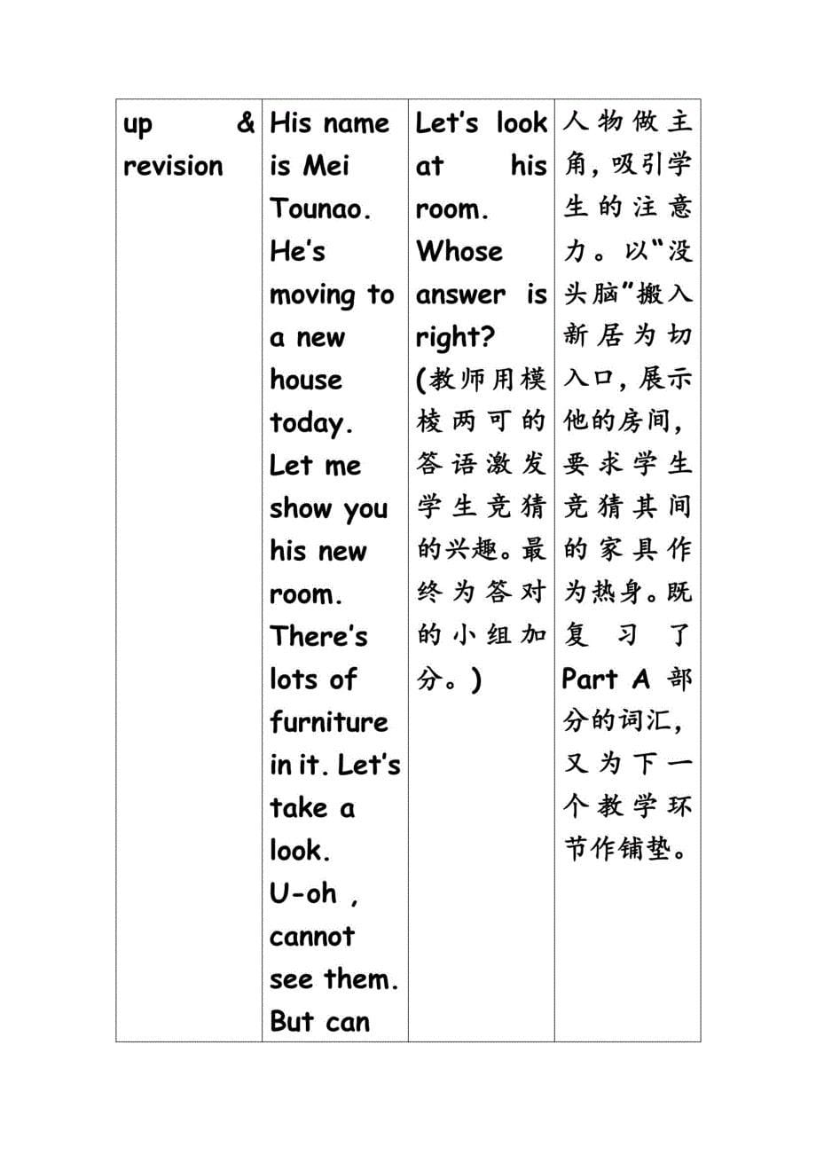 五年级英语my-new-room教案_第5页