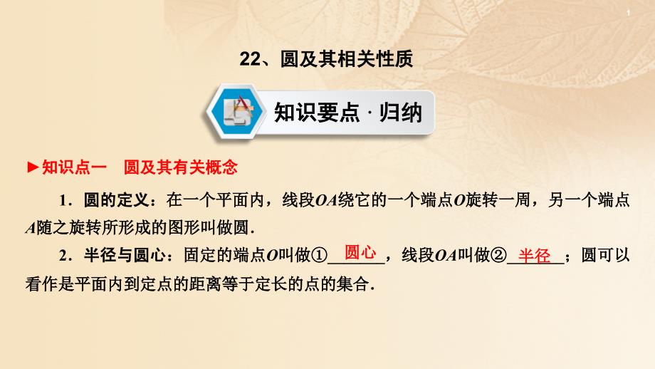 数学 第一部分 教材同步第六章 圆及计算 22 圆及其相关性质 新人教版_第2页