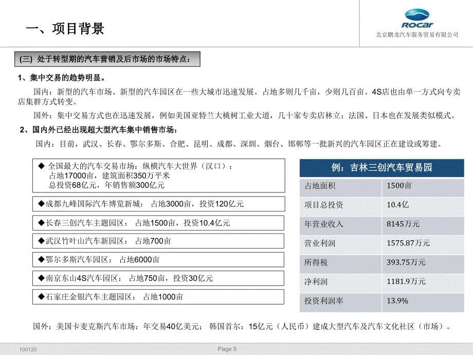 汽车产业园项目基本设想课件_第5页