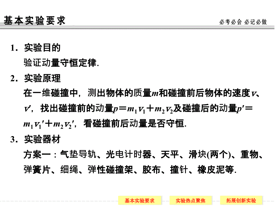 实验探究十一 验证动量守恒定律PPT精选文档_第2页