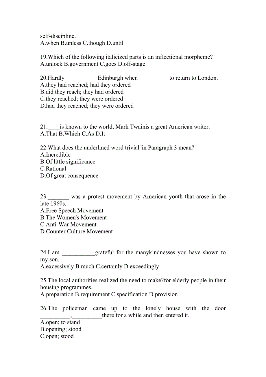 2023年度河南省教师招聘考试《中学英语》备考题汇编（含答案）_第3页