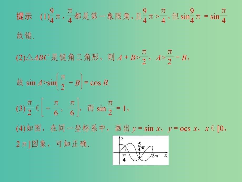 高中数学 第一章 三角函数 1.4.2 正弦函数、余弦函数的性质（一）课件 新人教版必修4.ppt_第5页