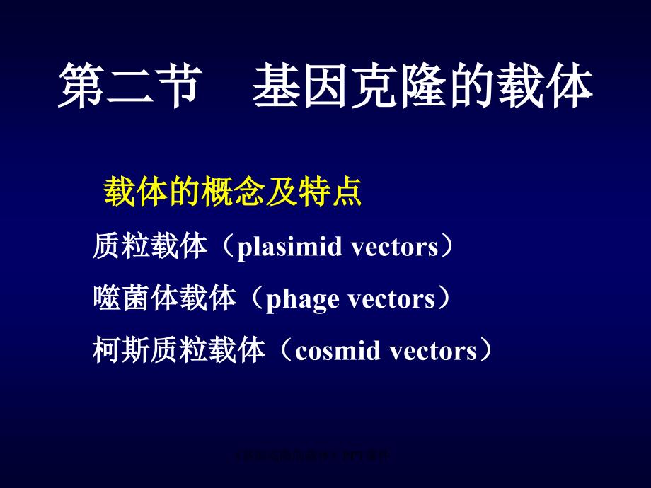 基因克隆的载体课件_第2页