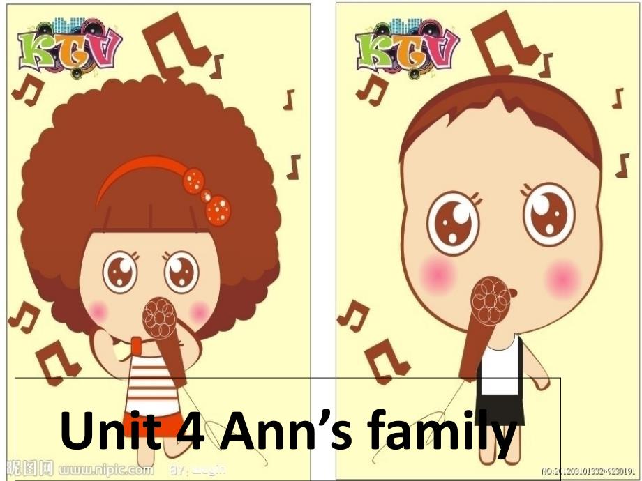 二年级英语上册 Unit 4 Ann’s family课件1 北师大版（一起）_第1页