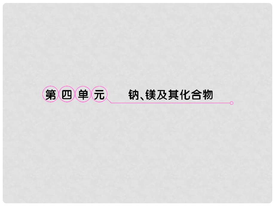 高考化学 2.4钠、镁及其化合物备考课件 苏教版_第1页