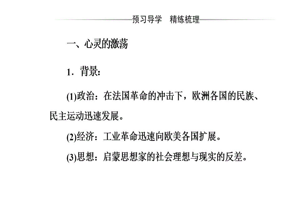 高中历史 专题八 19世纪以来的文学艺术 一 工业革命时代的浪漫情怀课件 人民版必修3_第4页