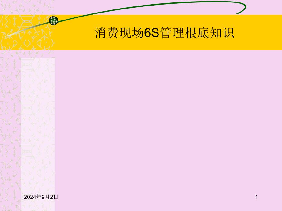 企业生产现场6S管理知识培训ppt课件_第1页