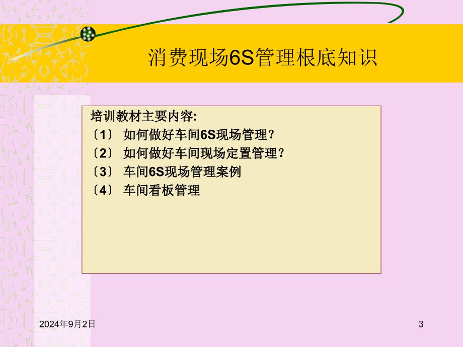 企业生产现场6S管理知识培训ppt课件_第3页