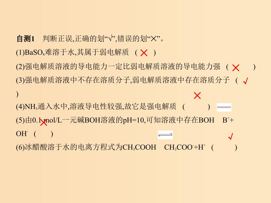 （北京专用）2019版高考化学一轮复习 第25讲 弱电解质的电离课件.ppt_第4页