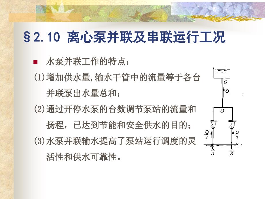 泵与泵站第2章10节_第1页