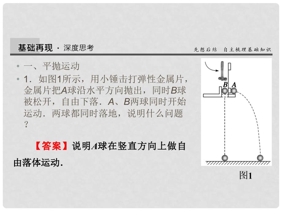 高考物理总复习 第4章 第2课时 平抛运动课件_第3页