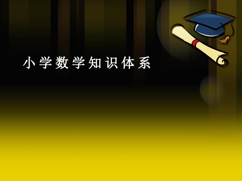 小学数学知识体系架构图_第1页