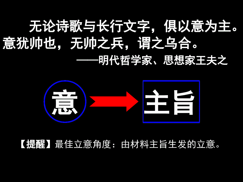 材料作文审题立意训练_第1页