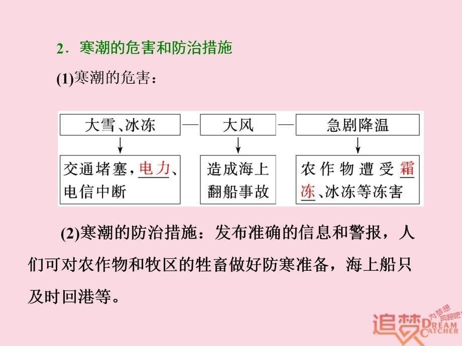 高考地理一轮复习 第一部分 第四章 自然环境对人类活动的影响 第二讲 寒潮 水资源对人类生存和发展的意义精选课件_第5页