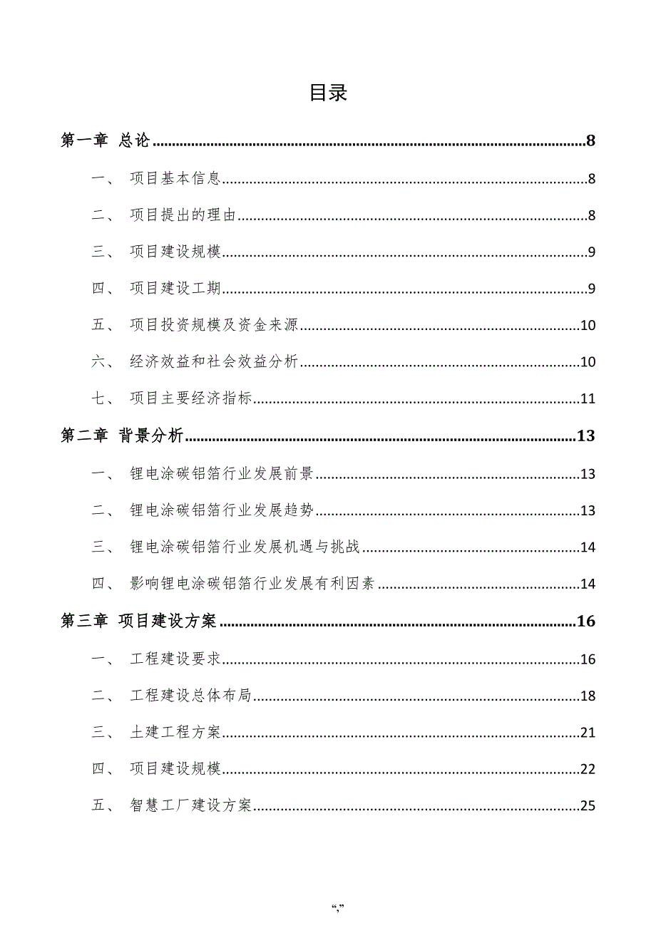 锂电涂碳铝箔项目申请报告（范文模板）_第4页