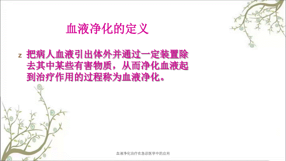 血液净化治疗在急诊医学中的应用课件_第2页